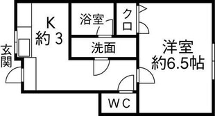 羽犬塚駅 徒歩84分 1階の物件間取画像